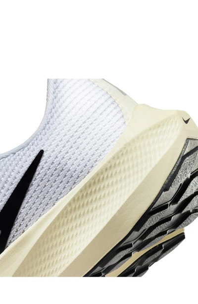 Shop Nike Air Zoom Pegasus 40 Running Shoe In White/ Black/ Coconut Milk