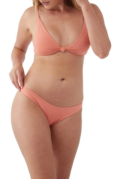 Shop O'neill Saltwater Solids Rockley Bikini Bottoms In Coral
