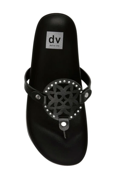 Shop Dolce Vita Prisma Thong Sandal In Black