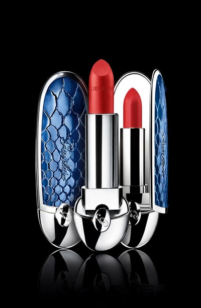 Guerlain Rouge G Stunning Queen Customizable Lipstick Case In Topaz Aura
