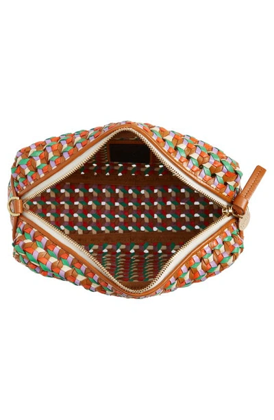 Clare V. Marisol Crossbody Bag - Toffee Diagonal Woven on Garmentory