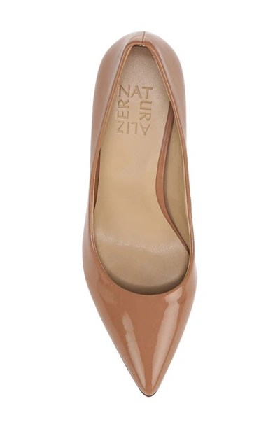 Shop Naturalizer Anna Pointed Toe Pump In Cafe Patent
