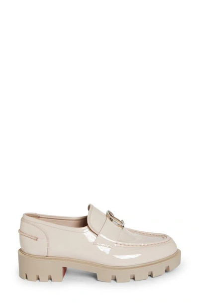 Shop Christian Louboutin Cl Loafer In Leche