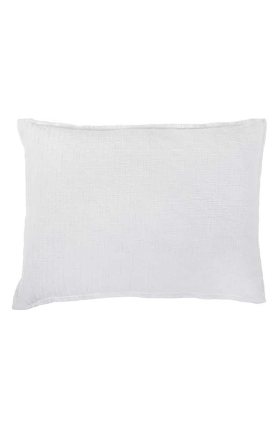 Shop Pom Pom At Home Ojai Textured Cotton Sham In White