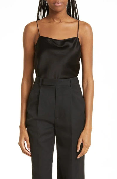 Shop Alice And Olivia Harmony Satin Camisole In Black