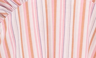 Everyday Ritual Heidi Nightgown In Verona Pink Stripe