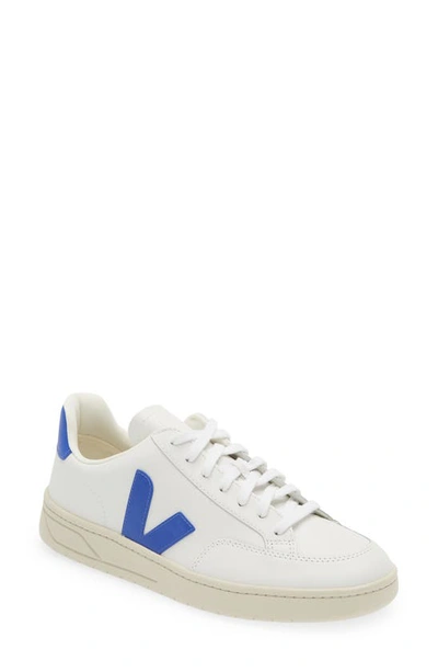 Shop Veja V-12 Low Top Sneaker In Extra-white Paros