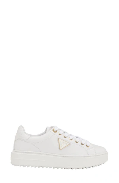 Shop Guess Denesa Platform Sneaker In White 145