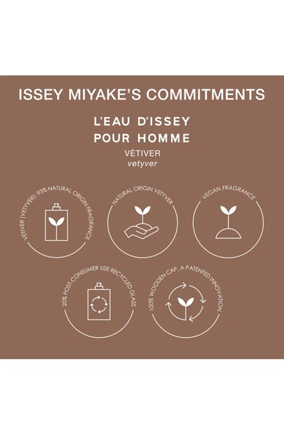 Shop Issey Miyake L'eau D'issey Pour Homme Eau & Vetiver Eau De Toilette Intense, 3.3 oz