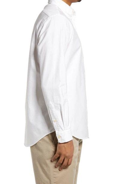 Shop Polo Ralph Lauren Classic Oxford Button-down Sport Shirt In White