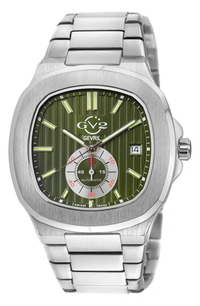 Shop Gv2 Potente Swiss Automatic Bracelet Watch, 40mm In Silver