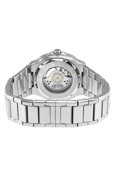 Shop Gv2 Potente Swiss Automatic Bracelet Watch, 40mm In Silver