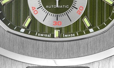 Shop Gv2 Potente Swiss Automatic Bracelet Watch, 40mm In Silver