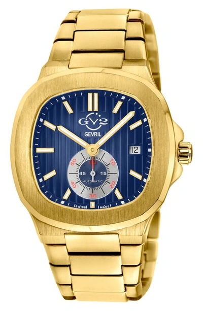 Shop Gv2 Potente Swiss Automatic Bracelet Watch, 40mm In Gold