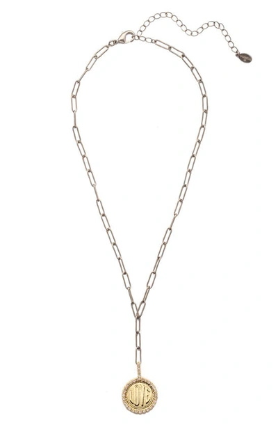 Shop Sorrelli Luvie Pendant Y-necklace In Crystal