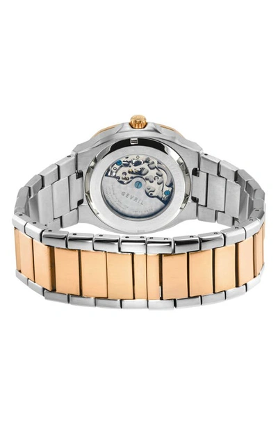 Shop Gv2 Potente Swiss Automatic Two-tone Bracelet Watch, 40mm In Two Toned