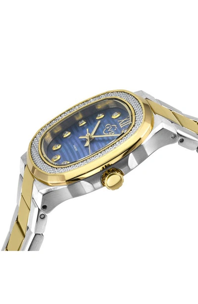 Gv2 Potente Two-tone Swiss Diamond Bracelet Watch, 33mm In Two Toned Ss Ipyg