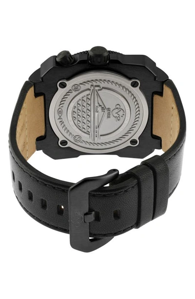 Shop Gv2 Xo Submarine Swiss Chronograph Watch, 44mm In Black