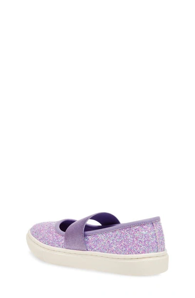 Shop Dolce Vita Kids' Smiley Mary Jane Sneaker In Purple