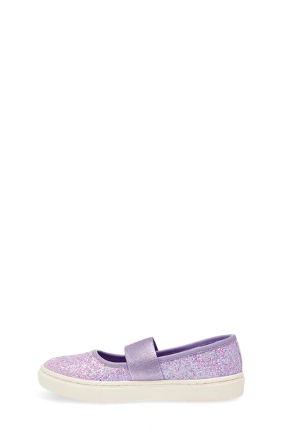 Shop Dolce Vita Kids' Smiley Mary Jane Sneaker In Purple