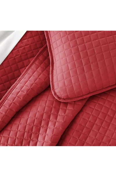 Southshore Fine Linens Vilano Springs Oversized Quilt Set In Chili Pepper