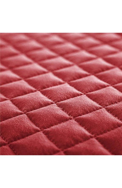 Southshore Fine Linens Vilano Springs Oversized Quilt Set In Chili Pepper