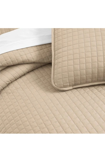 Southshore Fine Linens Vilano Springs Oversized Quilt Set In Soft Sand