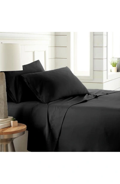 Southshore Fine Linens Classic Soft & Comfortable Brushed Microfiber Sheet Set In Black