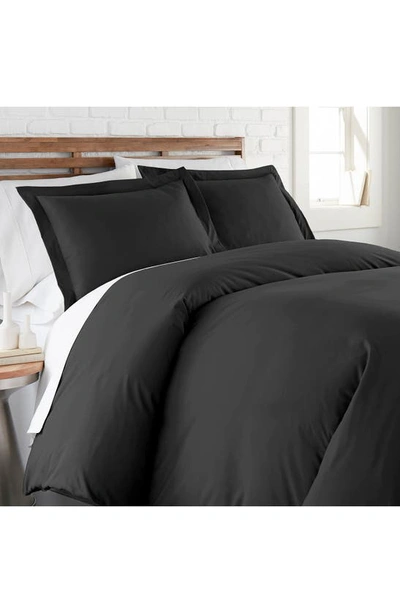 Shop Southshore Fine Linens Ultra-soft Microfiber Duvet Cover Set In Black