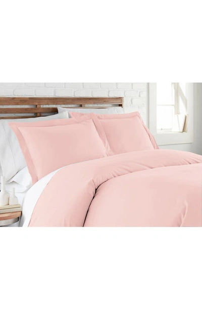 Southshore Fine Linens Ultra-soft Microfiber Duvet Cover Set In Pastel Pink
