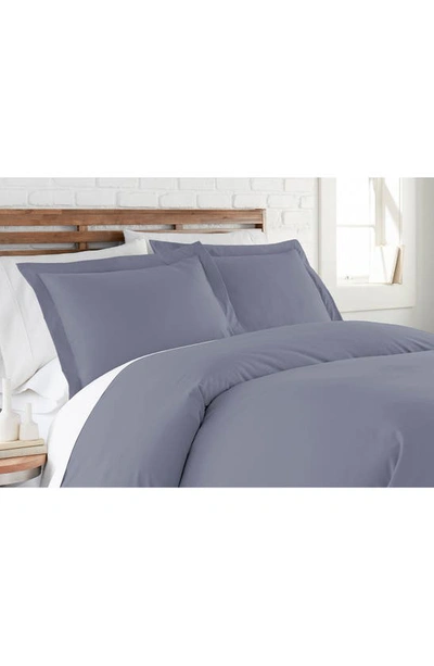 Southshore Fine Linens Ultra-soft Microfiber Duvet Cover Set In Denim