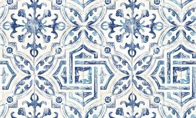 Wallpops Sonoma Spanish Tile Wallpaper In Blue