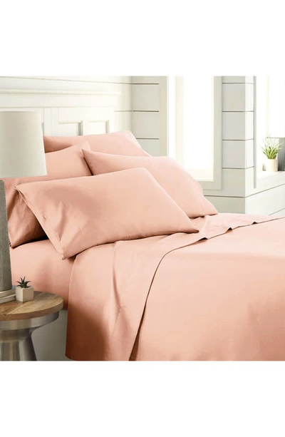 Southshore Fine Linens Vilano Springs Extra Deep Pocket Sheet Set In Blush