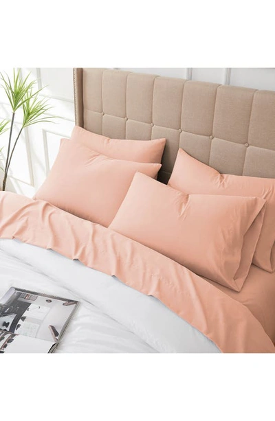 Southshore Fine Linens Vilano Springs Extra Deep Pocket Sheet Set In Blush