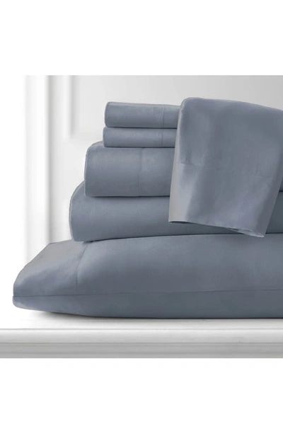 Southshore Fine Linens Vilano Springs Extra Deep Pocket Sheet Set In Slate Blue
