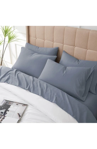 Southshore Fine Linens Vilano Springs Extra Deep Pocket Sheet Set In Slate Blue