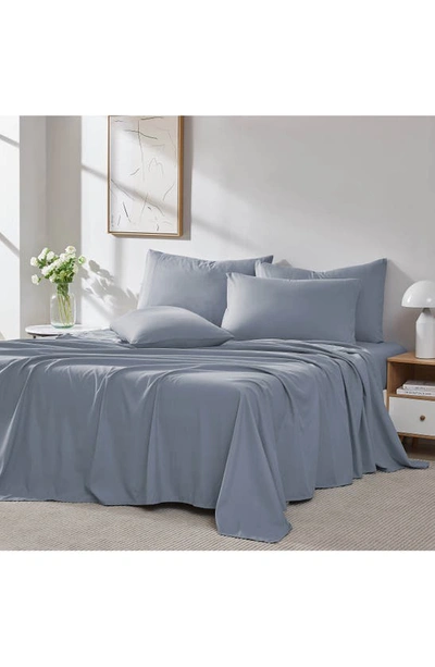 Southshore Fine Linens Vilano Springs Extra Deep Pocket Sheet Set In Slate Blue
