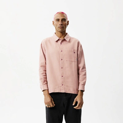 Shop Afends Long Sleeve Shirt In Pink