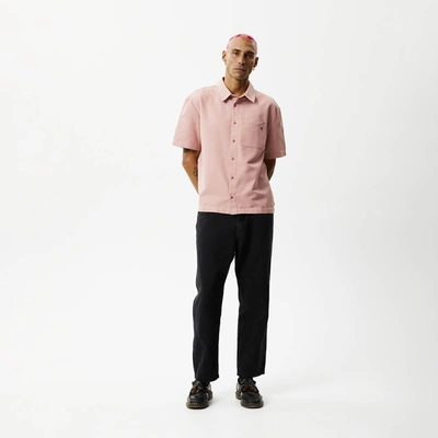 Shop Afends Short Sleeve Shirt In Pink