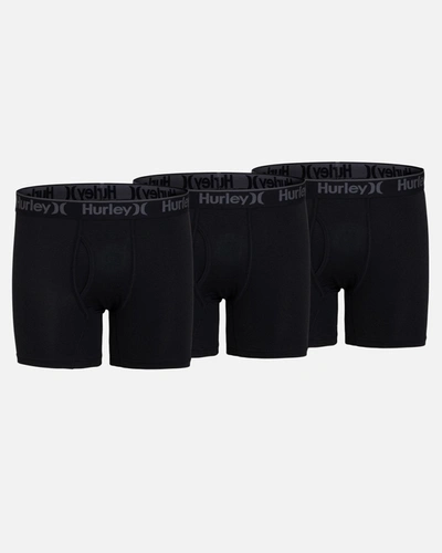 Shop United Legwear Men's Supersoft Boxer 3pk In Black