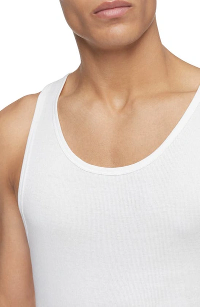 Shop Calvin Klein 3-pack Cotton Tank In White