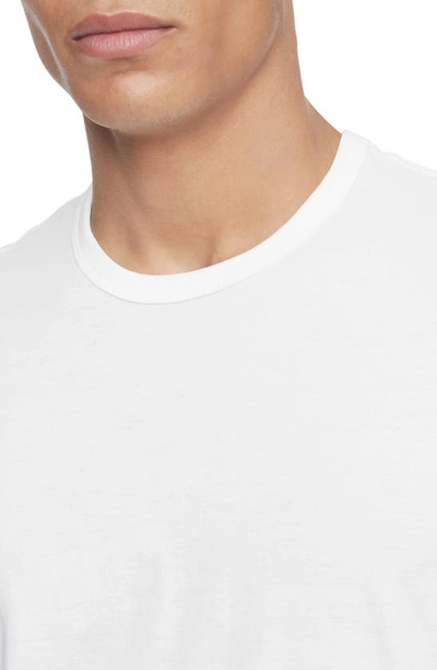 Shop Calvin Klein 3-pack Slim Fit Cotton Crewneck T-shirt In White