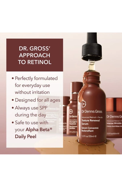 Shop Dr Dennis Gross Advanced Retinol + Ferulic Texture Renwal Serum