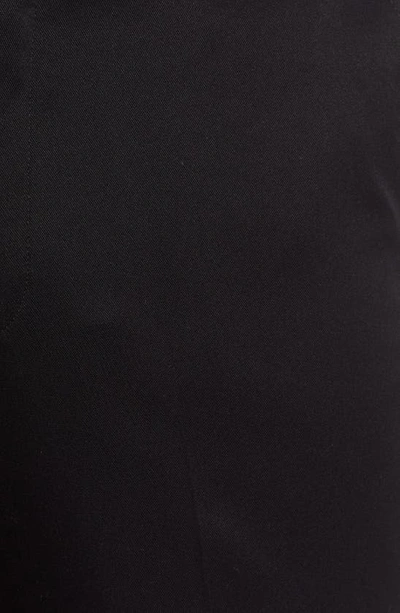 Berle Classic Fit Flat Front Microfiber Performance Dress Pants In Black