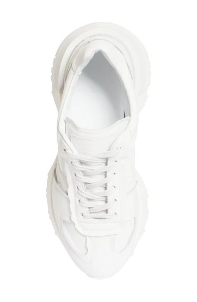 Shop Maison Margiela 50/50 Sneaker In White