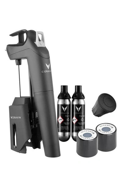 Shop Coravin Timeless Three+ Wine Preservation System In Black