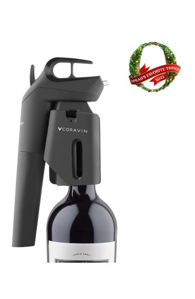 Shop Coravin Timeless Three+ Wine Preservation System In Black