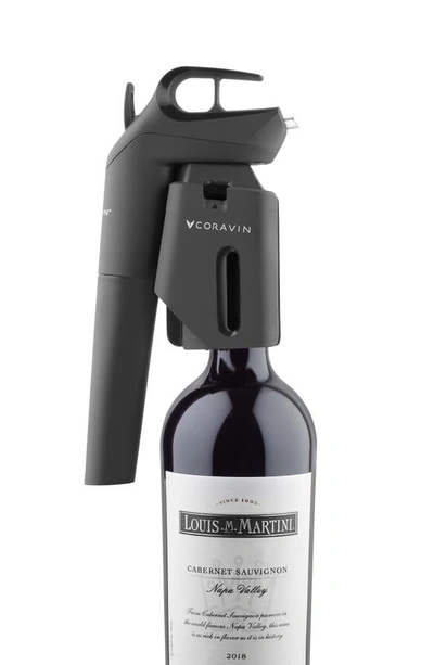 Shop Coravin Timeless Three+ Wine Preservation System In Black