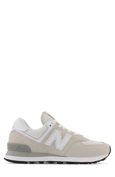 Shop New Balance 574 Sneaker In Nimbus Cloud/ White