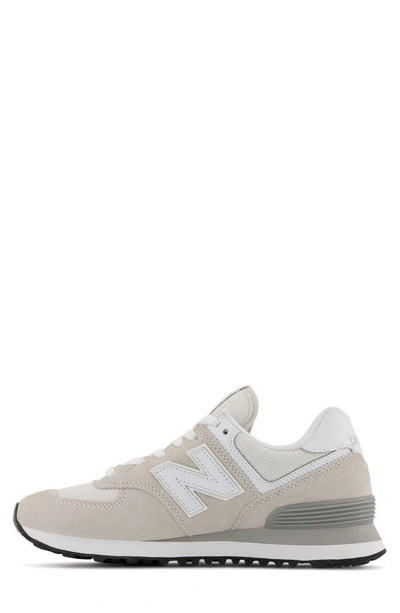 Shop New Balance 574 Sneaker In Nimbus Cloud/ White